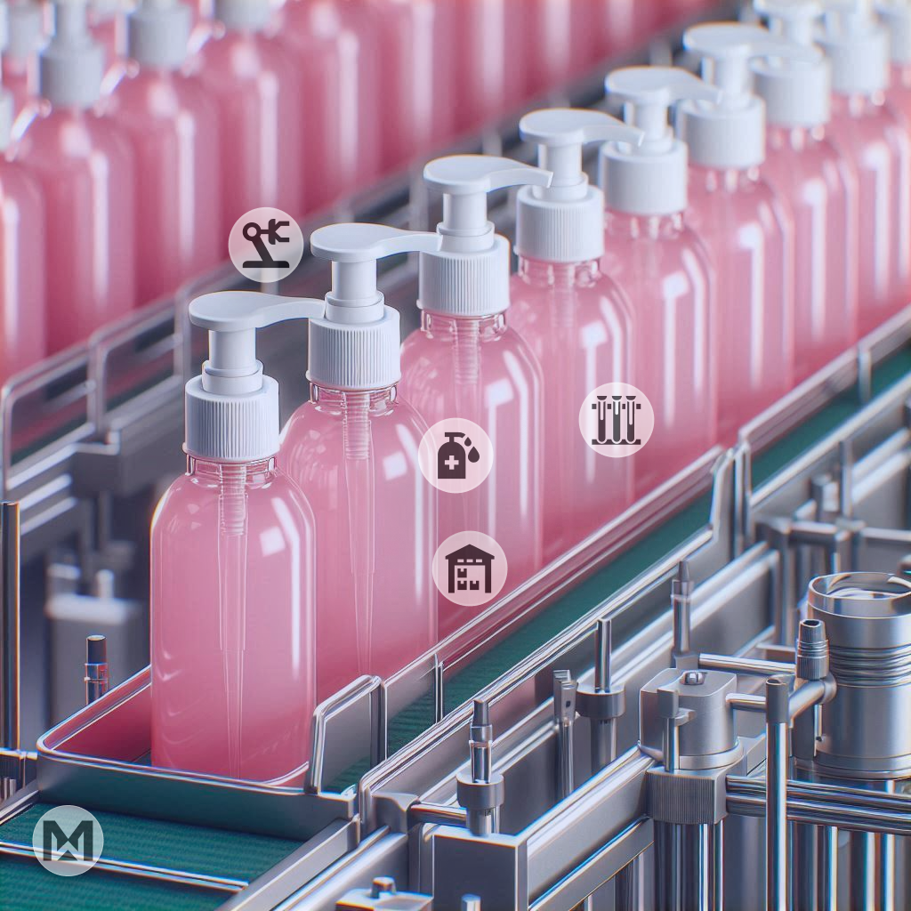 Worker checks bottles. MaintWiz CMMS provides predictive maintenance, extends equipment life, and ensures consistent product quality.