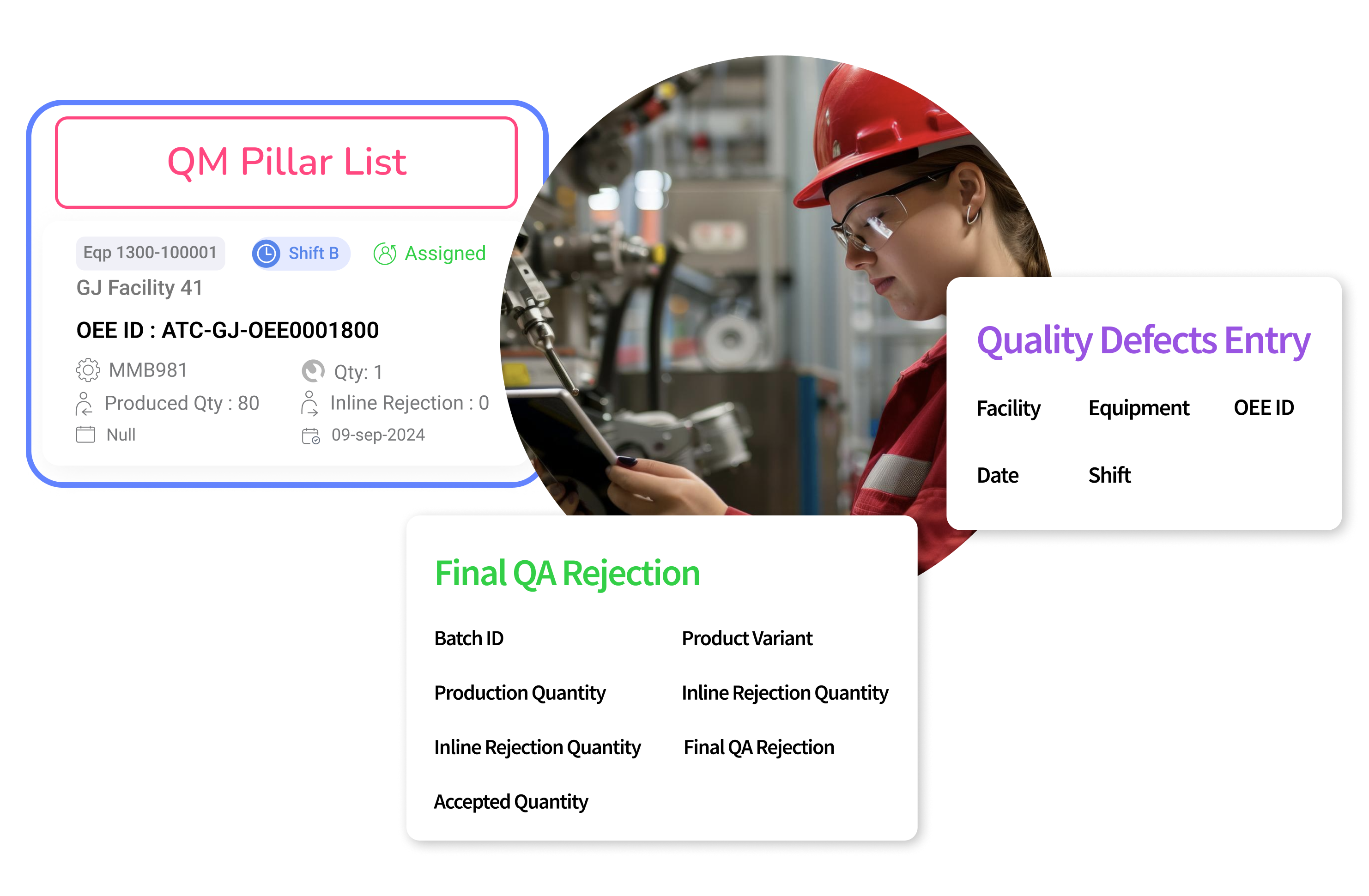 A customer service representative using AI-powered MaintWiz CMMS to track customer feedback and implement quality improvements.