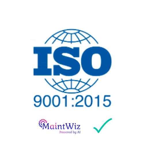 AI-Powered MaintWiz CMMS meets ISO 9001 standards, ensuring high-quality management and continuous improvement.