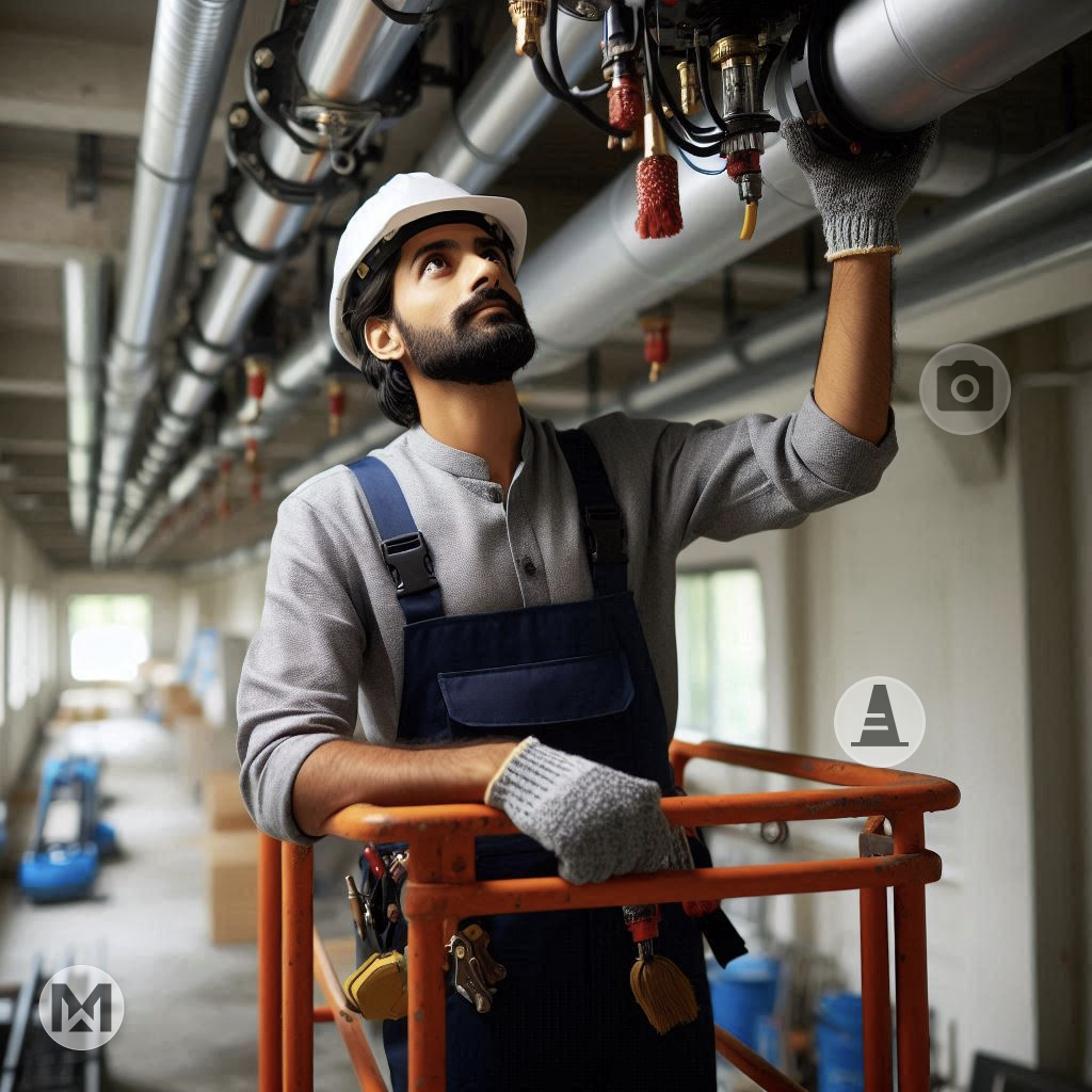 Two workers in safety gear inspect a train with MaintWiz CMMS, boosting efficiency and ensuring precise field services.