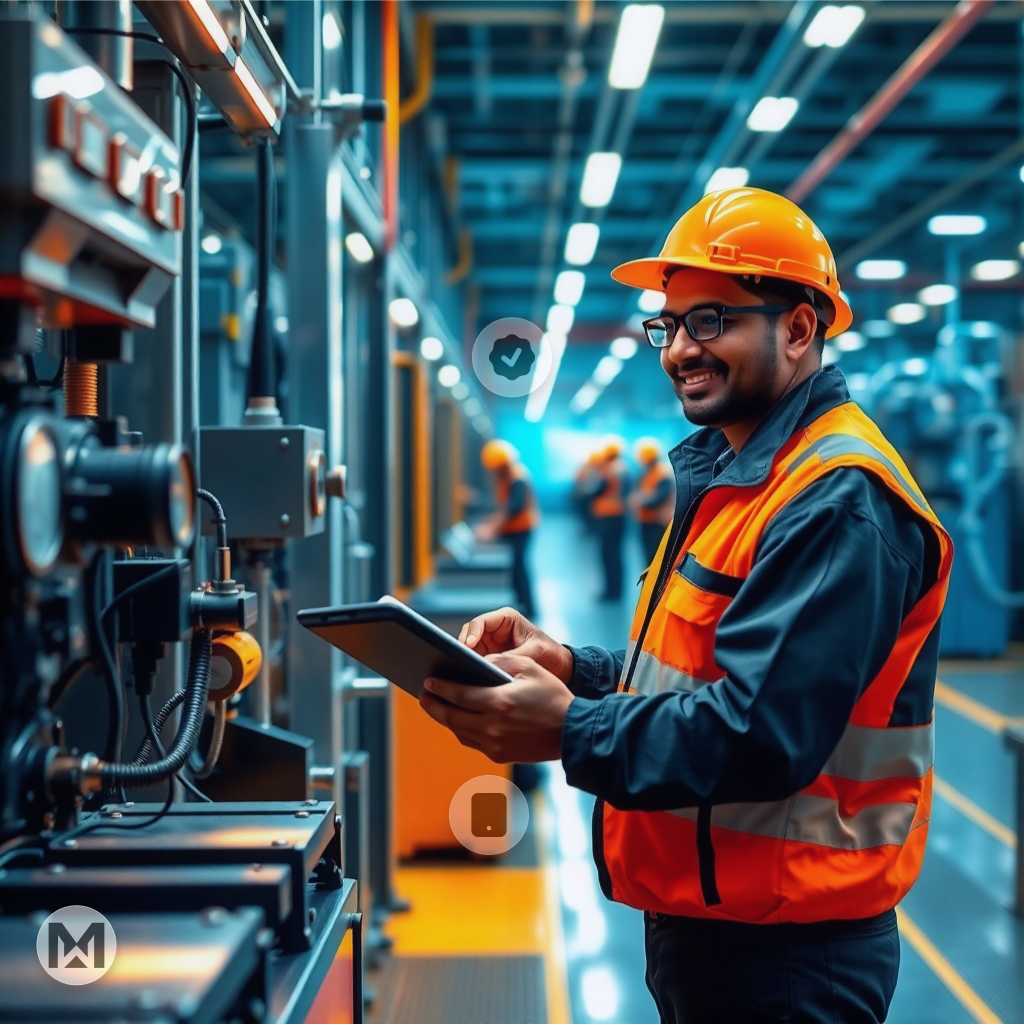 Maintenance digitally transformed with data on equipment health and maintenance schedules, showcases the benefits of TPM technology transformation in AI-powered Maintwiz CMMS.